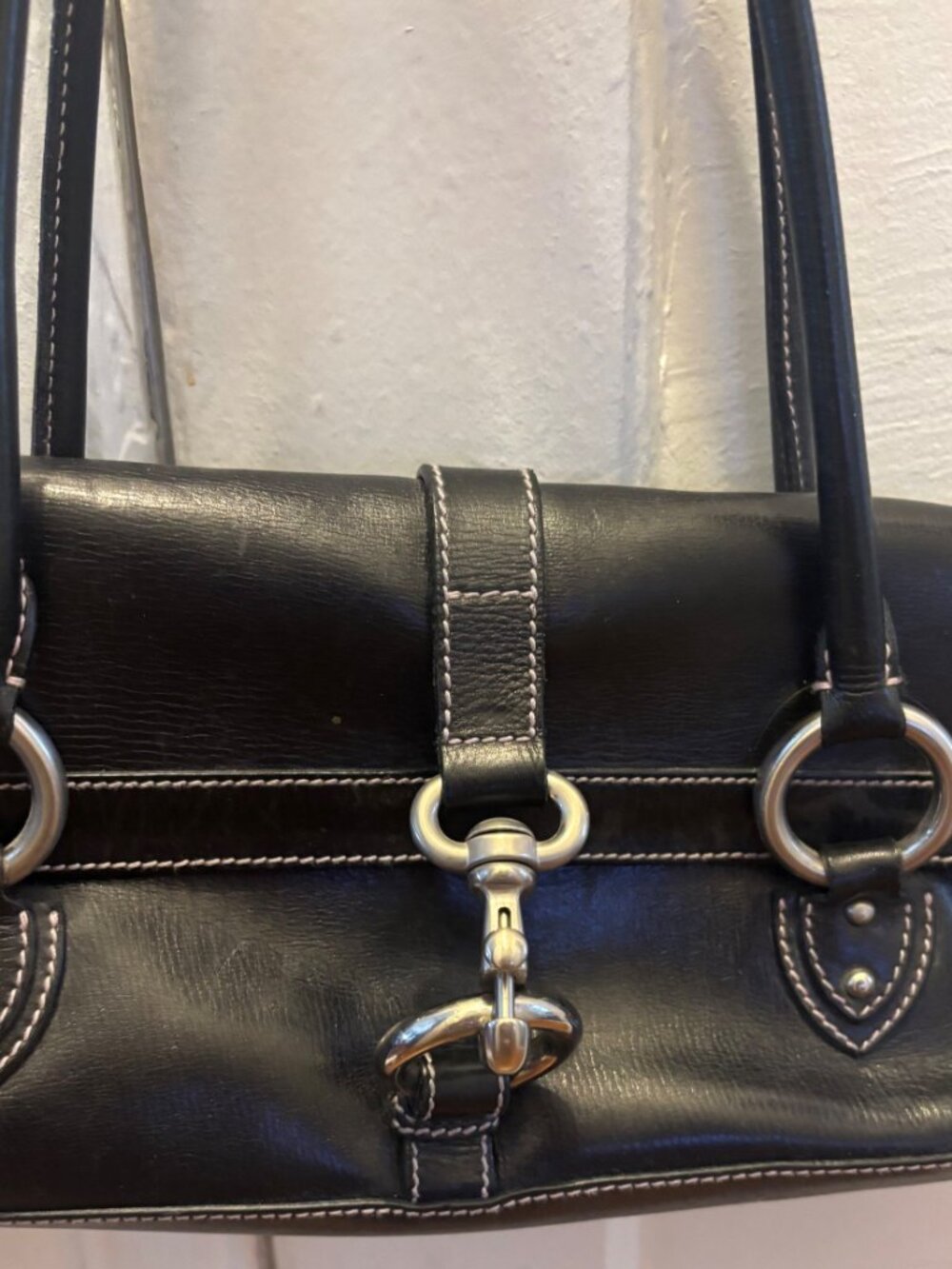 MARC JACOBS BLACK LEATHER BAG - Picture 4 of 12